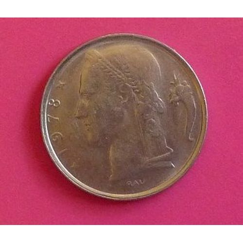 Belgique Pièce De 5 Francs De 1978