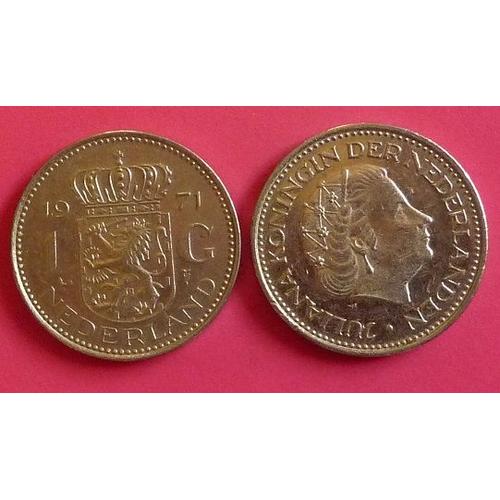 Pays Bas Pièce De 1 Gulden De 1971