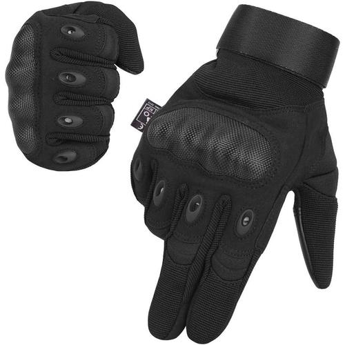 1 Noir 1 Noir 1 Noir Gants De Moto Écran Tactile Plein-Doigt Gant Moto Homologué Ce Femme Et Homme Gants Tactiques De Sport En Plein Air Gants Pour Motocross Combat Escalade Camping Chasse Vélo