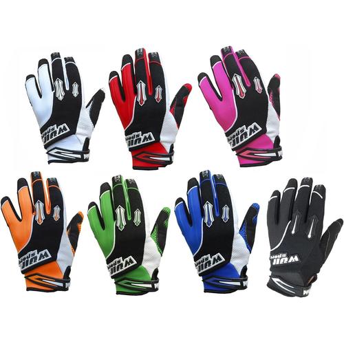 Rouge Rouge Rouge Wulfsport Stratos Gants Mx Pour Adultes Et Enfants Pour Motocross, Trial, Enduro, Quad, Kart, Motocross, Vtt, Bmx