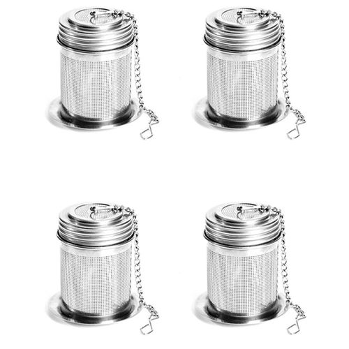 Infuseur Boule À Thé En Acier Inoxydable, Passoire À Thé En Maille Extra Fine, Johook Et S/05 Er, 4 Pièces