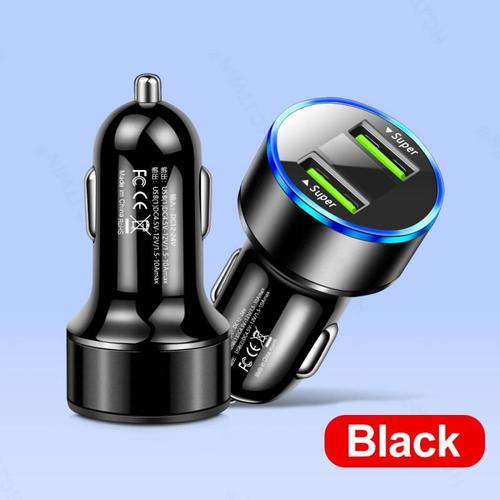 Chargeur de téléphone portable USB pour voiture, super ports de charge rapide, adaptateur secteur pour iPhone, Samsung, Xiaomi, touriste, 22.5W