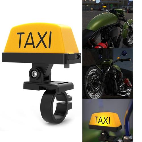 Lumière De Casque À Poignée Réglable Pour Moto, Lumière De Décoration Modifiée, Rechargeable Par Usb, Voyant D'avertissement Pour Boîte De Taxi, Lampe Led