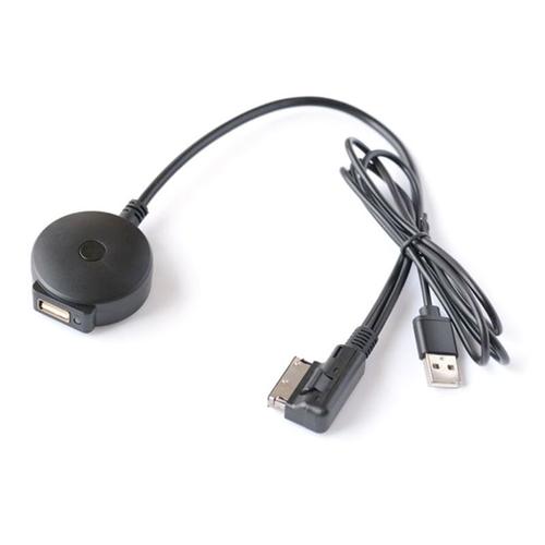 Câble récepteur Bluetooth AUX avec adaptateur USB | Pour VW Audi A4 A5 A6 Q5 Q7 S4 S5 Audio, entrée de médias, Interface AMI MDI