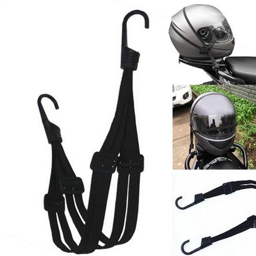 Sangles De Casque De Moto 60cm, Accessoires De Moto, Crochets De Bagages, Corde Élastique Rétractable, Sangle Fixe, Filet De Bagage Pour Casque