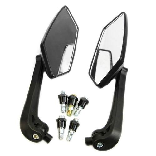 Rétroviseur Universel Pour Scooter, Paire De Rétroviseurs Pour Cyclomoteur, Atv, Moto