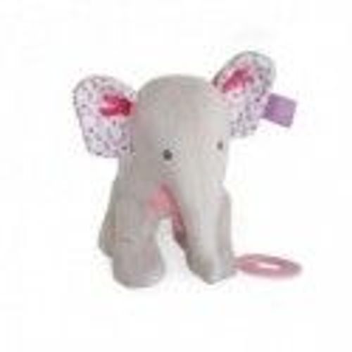 Doudou Babynat Elephant Rose Activité - Edgar & Eglantine
