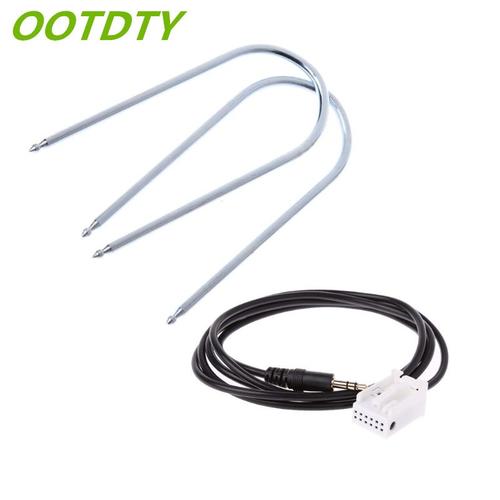 Ootdty ¿ Câble Auxiliaire Avec Outils De Dépose Radio, Pour Peugeot 307 308 408 407 C2 C5 Citroen Rd, Livraison Directe