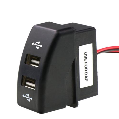 Chargeur Usb De Voiture Pour Touristes, Accessoires De Voiture, Prise De Courant, 5v, 2,1 A, Daf, Camion, Daf 95, Xf, Xf, 106, 105, 95 Cf