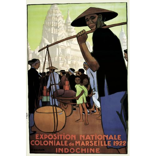 Affiche Marseille Exposition Coloniale Format 80x120