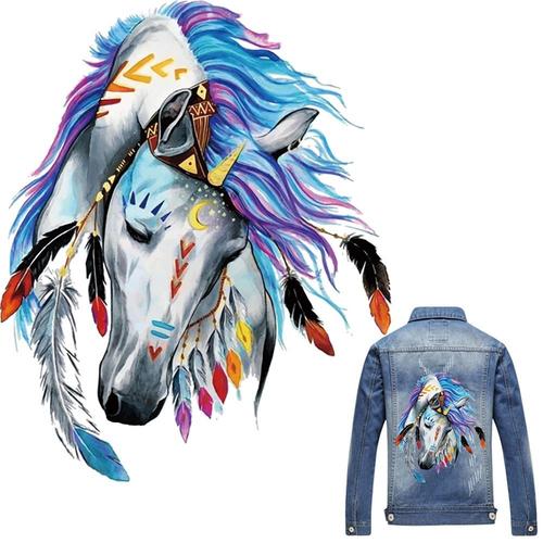 Autocollant De Transfert De Chaleur De Presse De T-Shirt De Patch De Cheval 3d, Fer Lavable De Niveau A Sur Des Appliques Pour Des Robes De T-Shirt, Décoration De Vêtements