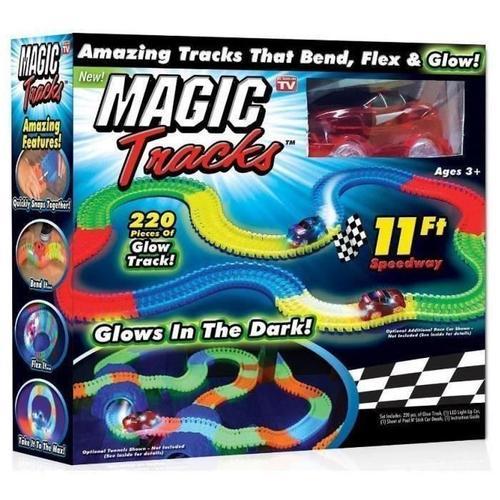 MAGIC TRACKS - Circuit lumineux + Voiture rouge