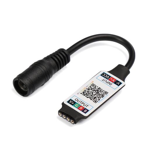 Mini Contrôleur Bluetooth Led Sans Fil, Contrôle Par Téléphone Intelligent, Dc 5-24v, Snapfor Rgb 3528, 5050 Strip, 1pc