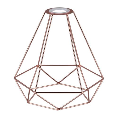 Abat-Jour De Lampe À Suspension En Forme De Diamant, Support En Fer, Couvercle Décoratif Pour Plafond, 73