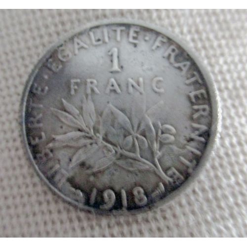 Piece De Monnaie 1 Fr 1918