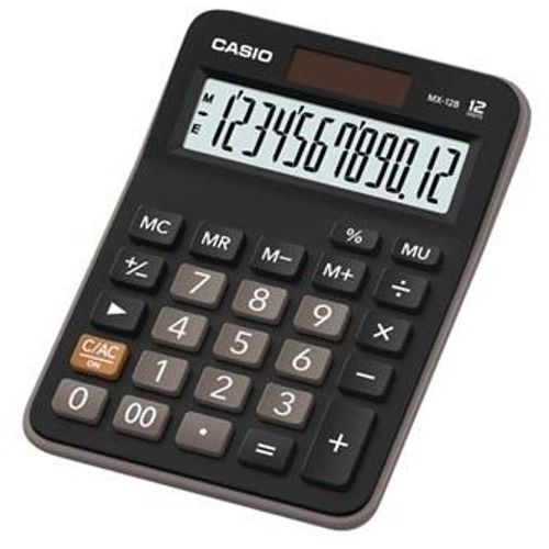 Calculatrice Casio, MX 12 B, black, table