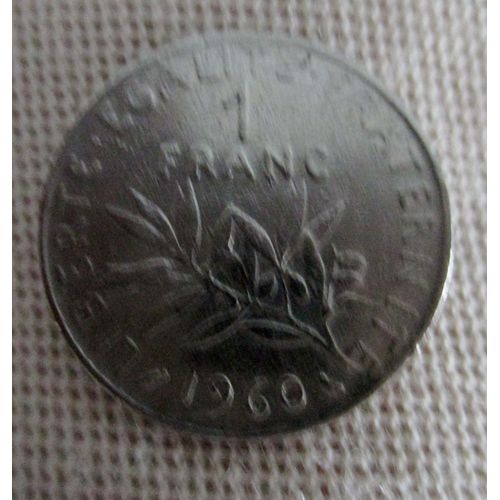 Pièce De Monnaie 1 Fr 1960