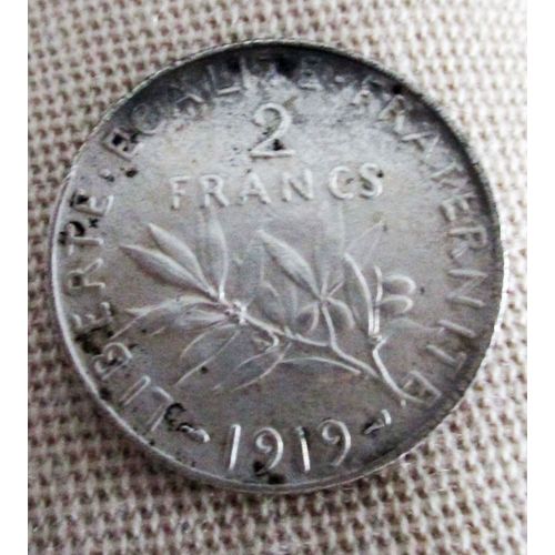 Pièce De Monnaie 2 Fr 1919