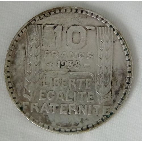 Pièce De Monnaie 10 Frs 1938