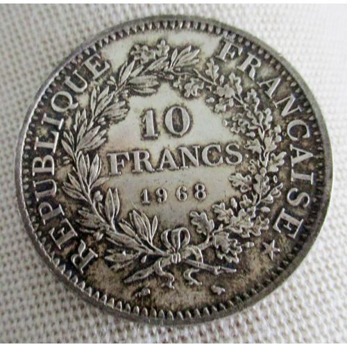 10 Francs Argent Hercules 1968