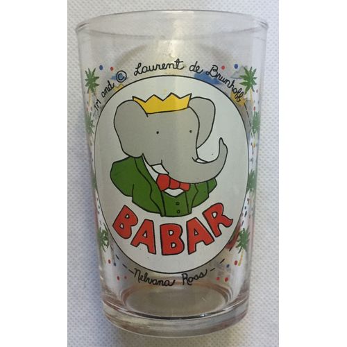 Verre A Moutarde Babar, De Brunhoff, Figurine, Bd , Bande Dessinée