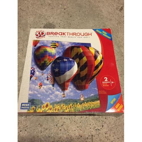 Mega Puzzles Hot Air Balloons 3d Breakthrough Puzzle