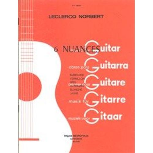 6 Nuances - Oeuvres Pour Guitare