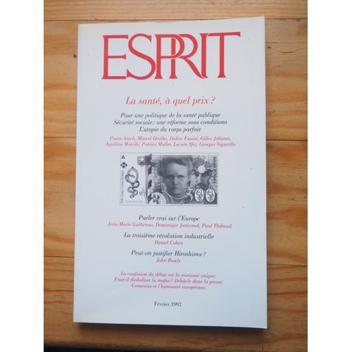 Esprit - La Santé À Quel Prix ? Février 19997