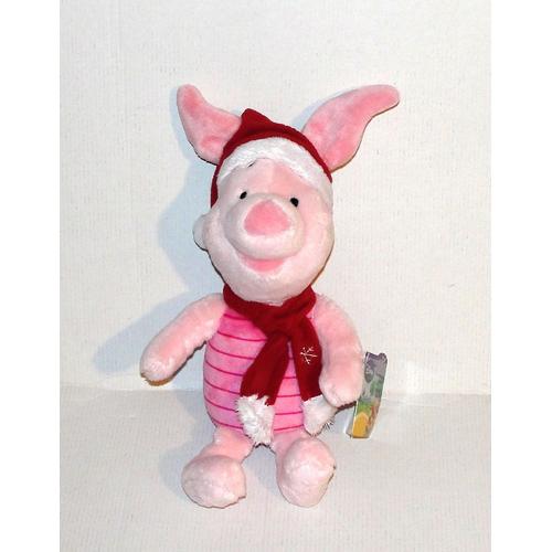 Peluche Porcinet De Noel Disney Doudou Nicotoy Cochon Porcinet Copain De Winnie 29 Cm