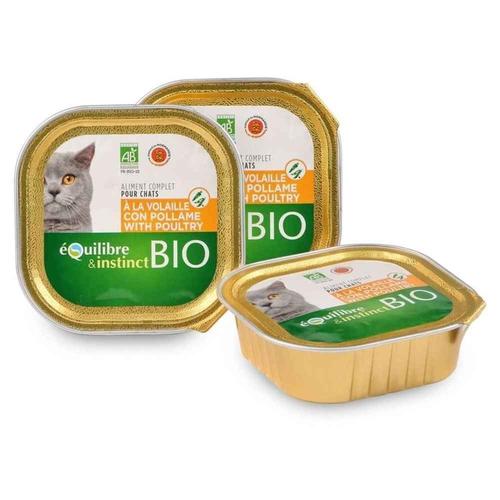 Équilibre & Instinct - Pâtée Bio À La Volaille Pour Chat - 100g