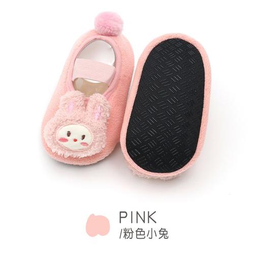 Jolies Pantoufles Tricotées Pour Bébé Garçon Et Fille, Chaussures Chaudes Et Mignonnes De Dessin Animé Anti-Alde Pour Les Premiers Pas De Nouveau-Né