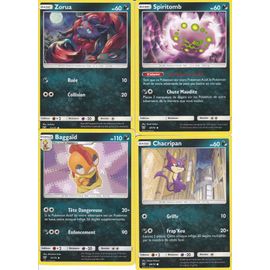 4 Cartes Pokemon - Édition Soleil Et Lune 3,5 Légendes Brillantes