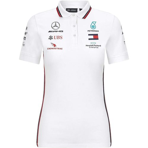 Polo Femme Mercedes Amg Petronas Motorsport Team Officiel F1 Formula Driver