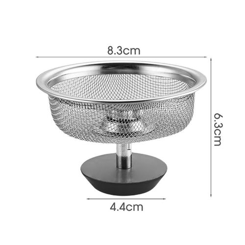 Filtre D'évier De Cuisine En Acier Inoxydable, Maille, Égout D'égout, Attrape-Sol De Proximité, Trou De Vidange Des Déchets, Piège À Tamis
