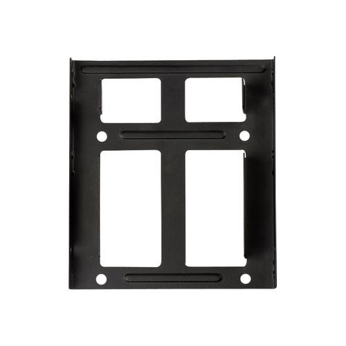 Lindy 2 x 2.5" HDD & SSD Expansion Bracket - Adaptateur pour baie de stockage - 3.5" to 2 x 2.5" - noir