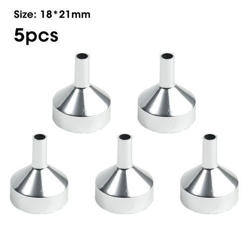 Mini Entonnoir En Métal Avec Poignées Pour Liquide D'huile De Cuisine, Filtre Amovible, Entonnoir À Large Bouche Pour La Mise En Conserve, Fournitures De Cuisine, 5 Pièces