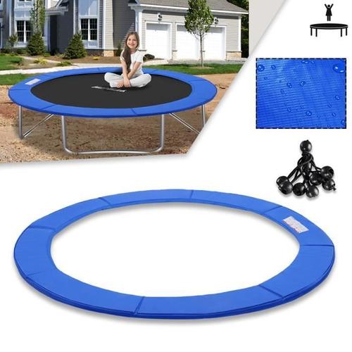 Yuenfong Protection De Rebord De Trampoline Ø 305cm - Pvc Pe Pour Trampoline -Résistant Aux Uv Et Aux Déchirures -10ft Bleu