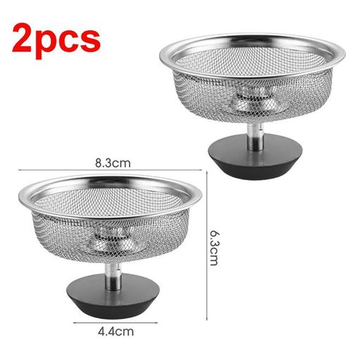 Filtre D'évier De Cuisine En Acier Inoxydable, Maille, Égout D'égout, Attrape-Sol De Proximité, Trou De Vidange Des Déchets, Piège À Tamis