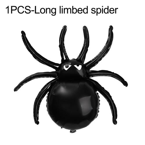 Ballons en feuille d'aluminium d'araignée d'Halloween, araignées noires pour la fête d'Halloween, fournitures de décoration d'araignée, cadeaux de jouets pour enfants