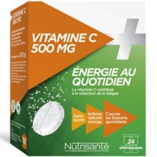 Nutrisante Vitamine C 500mg 24 Comprimés Effervescents 