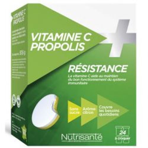 Nutrisante Vitamine C + Propolis 24 Comprimés À Croquer 