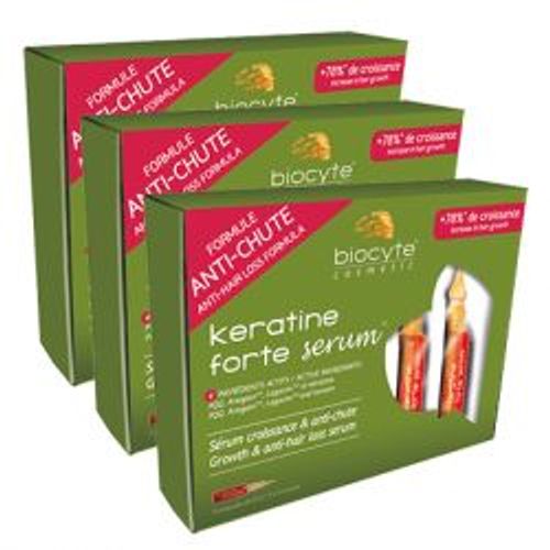 Biocyte Keratine Forte Serum - Lot De 3 