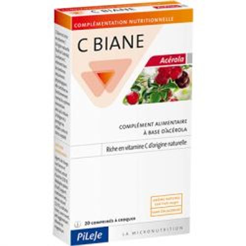 Pileje C-Biane Acérola 20 Comprimés 