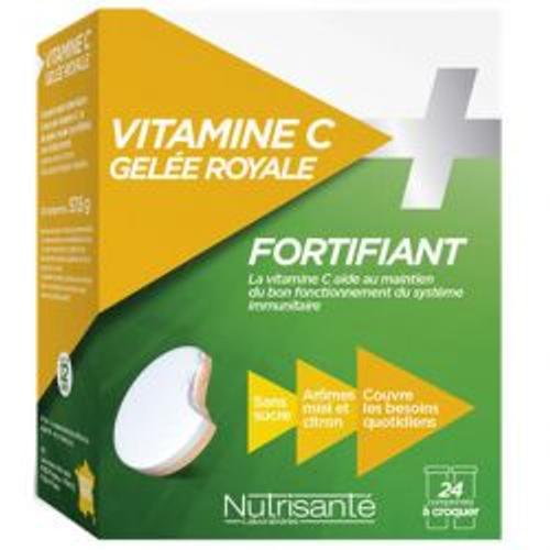 Nutrisante Vitamine C + Gelée Royale 24 Comprimés À Croquer 