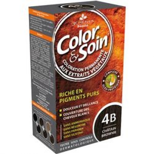 3 Chenes Color & Soin Châtain Brownie 4b 