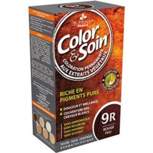 3 Chenes Color & Soin Rouge Feu 9r 