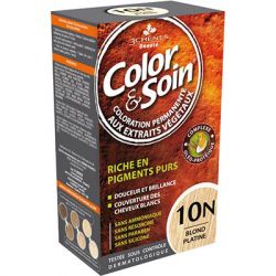 3 Chenes Color & Soin Blond Platine 10n 