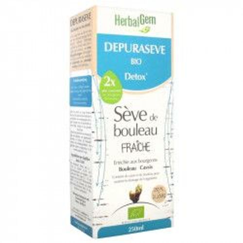 Herbalgem Depuraseve Bio Detox Sève De Bouleau 250ml 