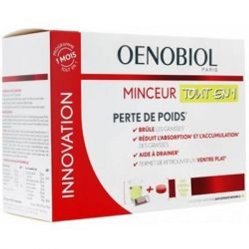 Oenobiol Minceur Tout En 1 Perte De Poids Citron-Citron Vert 