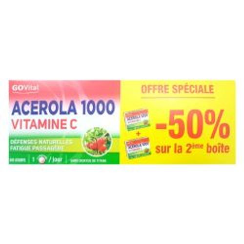 Govital Acerol 1000 Vitamine C 60 Comprimés 